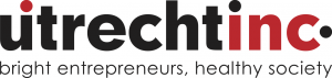 UtrechtInc logo: bright entrepreneurs, healthy society